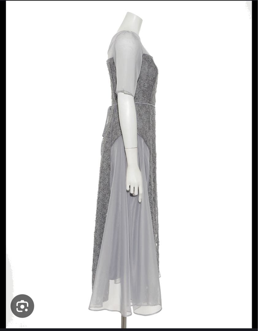 新品タグ付きFRAY I.D モールエンブロイダリーレースドレス結婚式参列ドレス