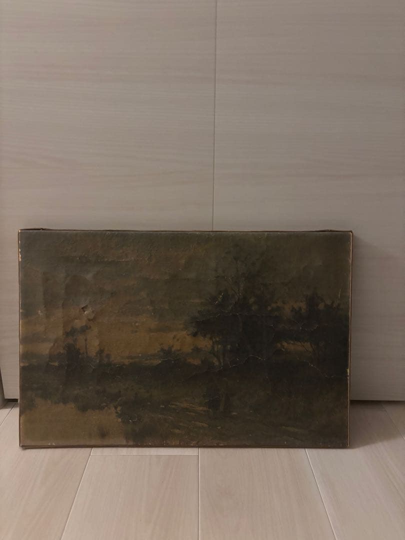 フランス　アンティーク　リトグラフ　風景画