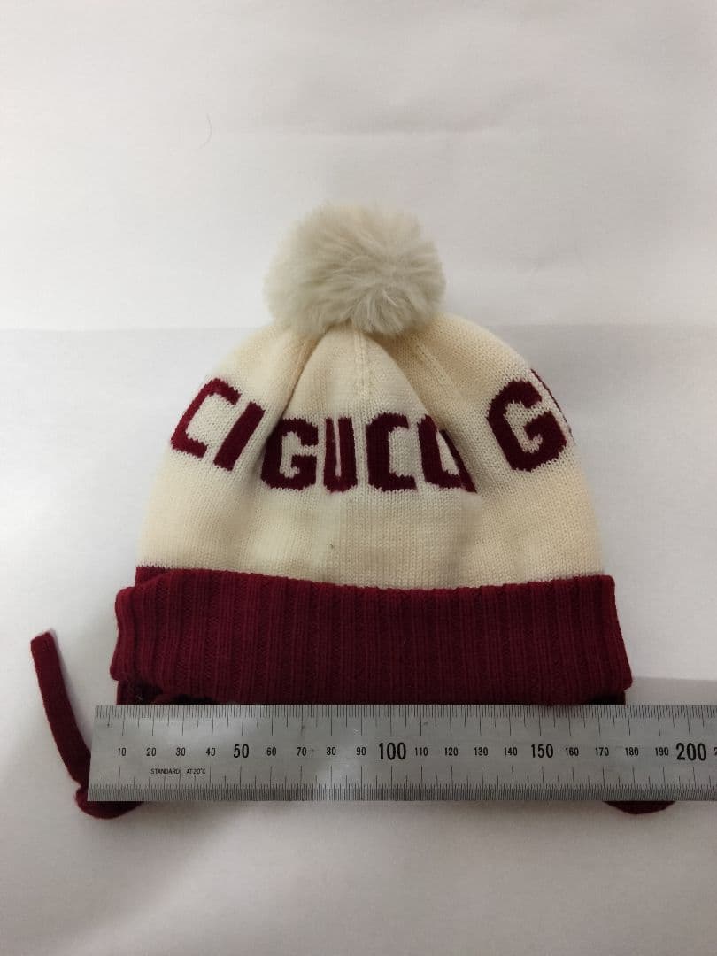 こたちゃん様◇ GUCCIロゴ / ウール100% 子供用 ニットキャップ