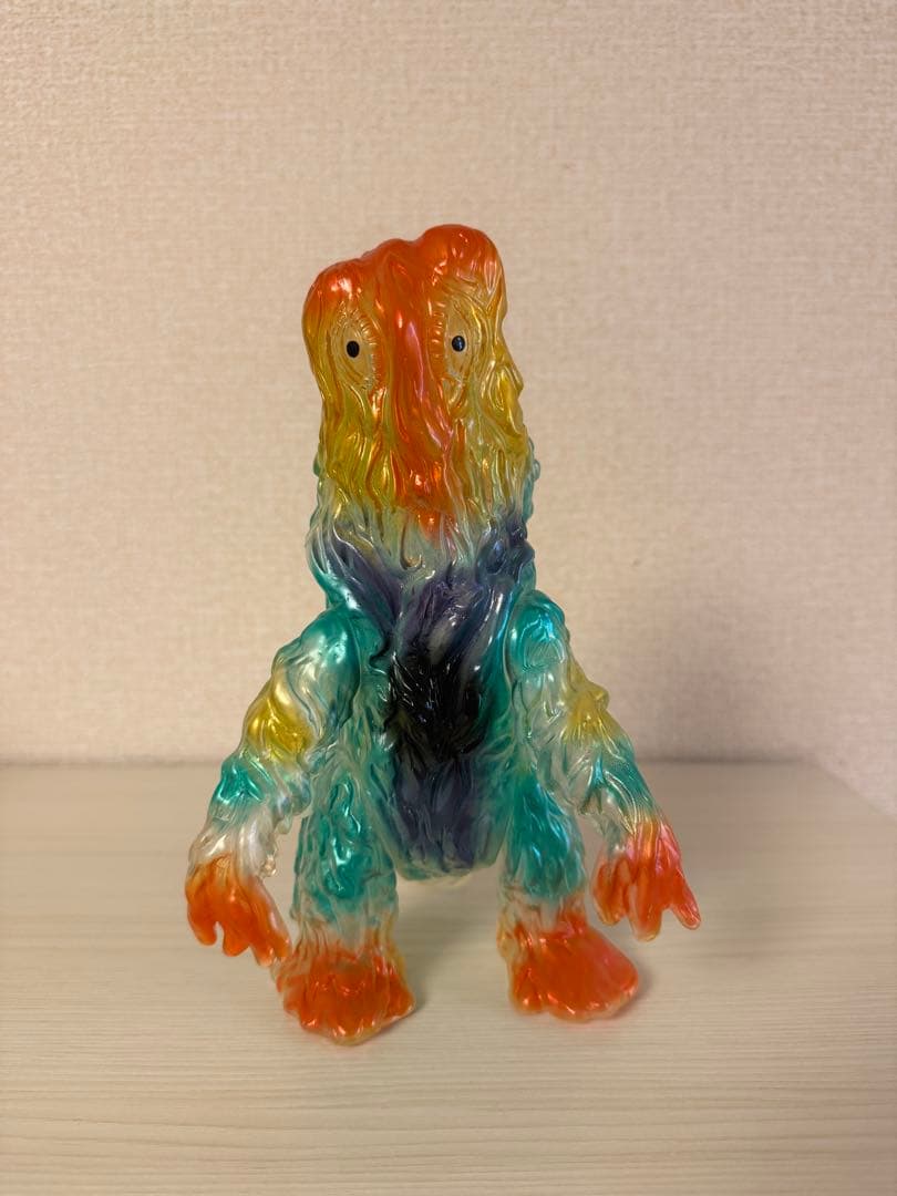 ヘドラ ブルマァク ソフビ オーロラカラー 怪獣 おもちゃ