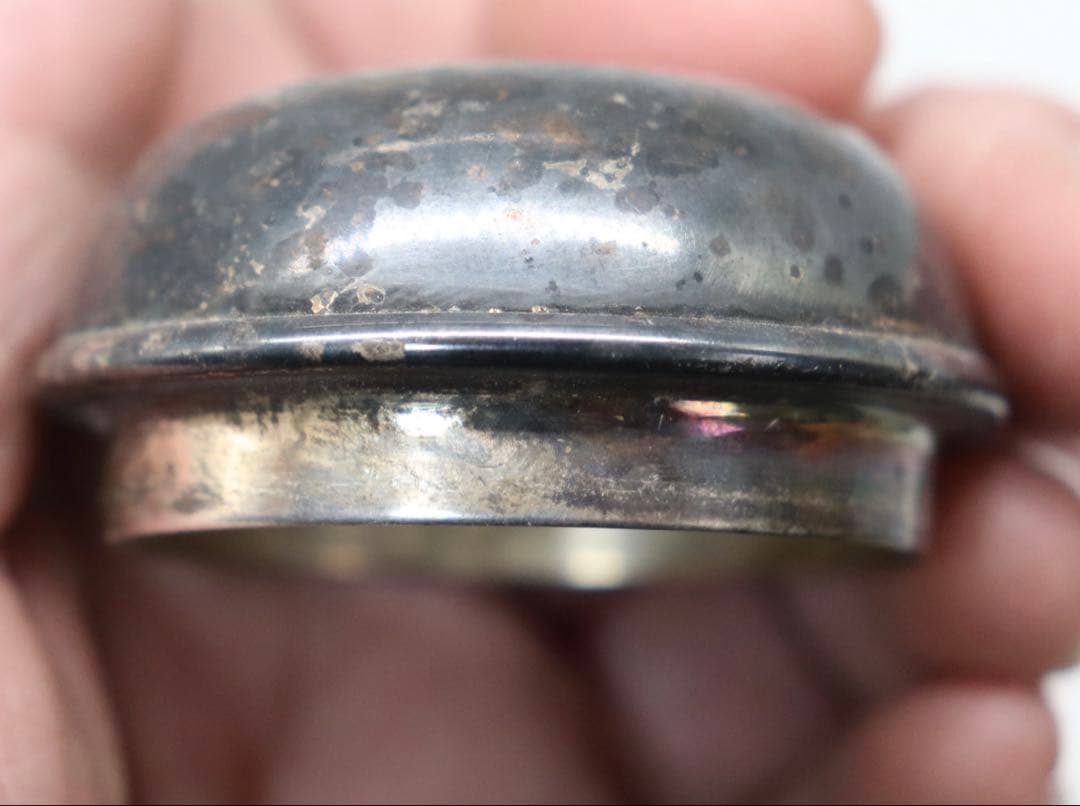 月夜野焼　祐太郎作　香炉　銀ボヤ　共箱　送料込み250202