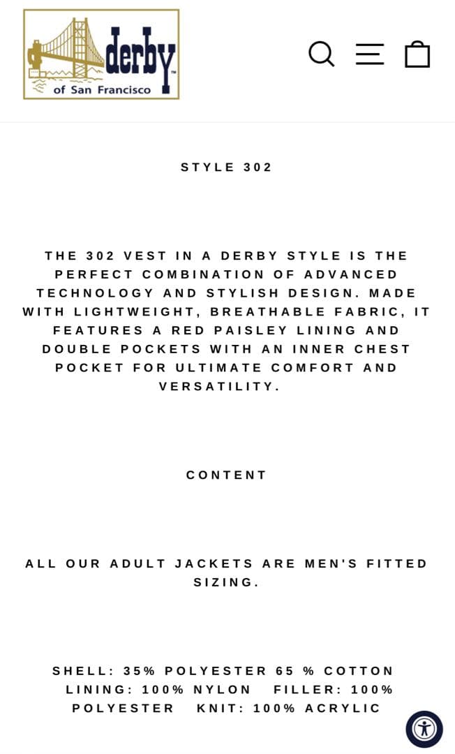 グレアー様　ダービージャケット derbyofsanfrancisco