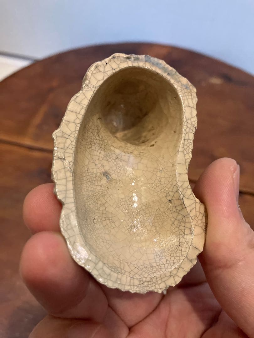 肌艶抜群！時代物の羊型香合◇茶道具◇煎茶道具◇香道具◇古美術◇陶磁器◇古道具