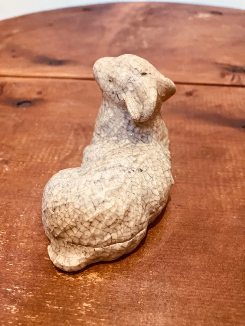 肌艶抜群！時代物の羊型香合◇茶道具◇煎茶道具◇香道具◇古美術◇陶磁器◇古道具