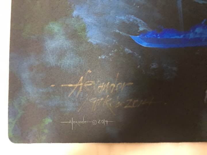 Jason Chan、Rob Alexanderサインドプレイマット GP神戸