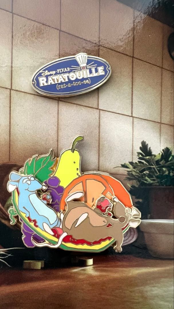 ディズニーストア限定 ラタトゥイユ ピンバッジ LE500 箱付