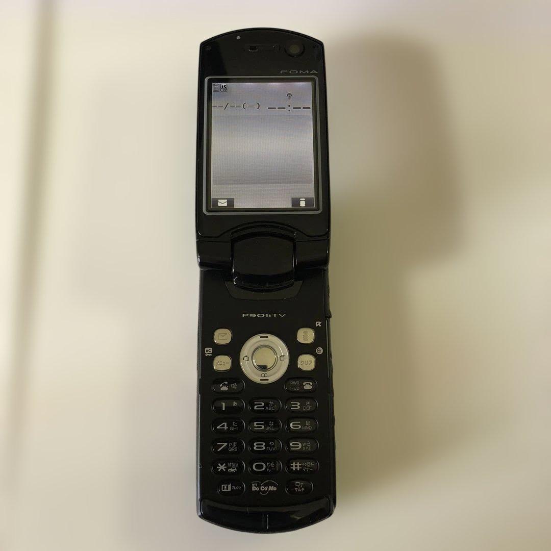 P901iTV ブラック 携帯電話本体