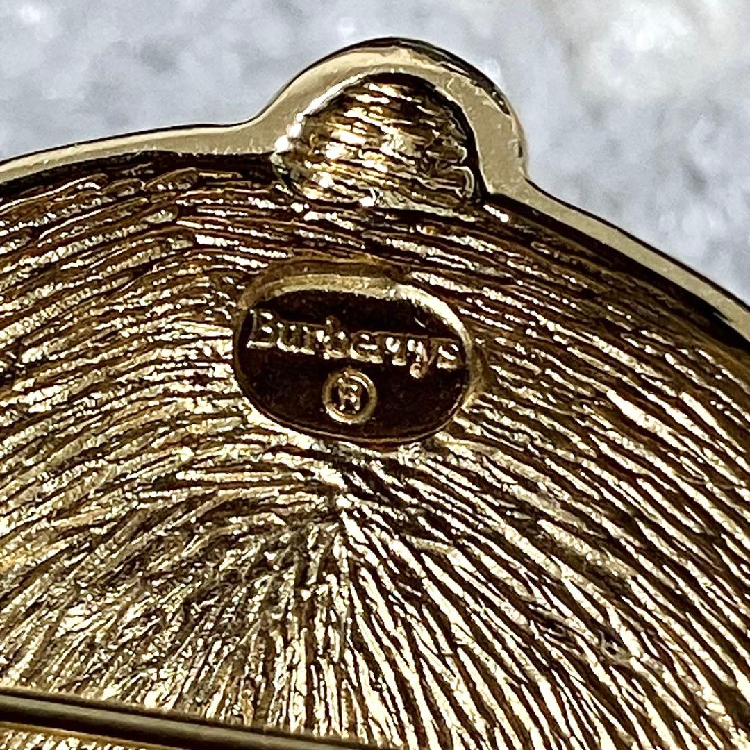 バーバリーズ［ピンブローチ］ラインストーン　パール　チェーン　ヴィンテージ