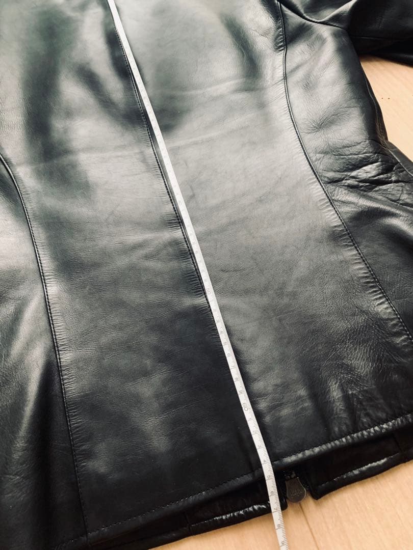 シェラック！展示会オーダー限定ライダース！裏地パイソン高級キュプラ！希少サイズ！