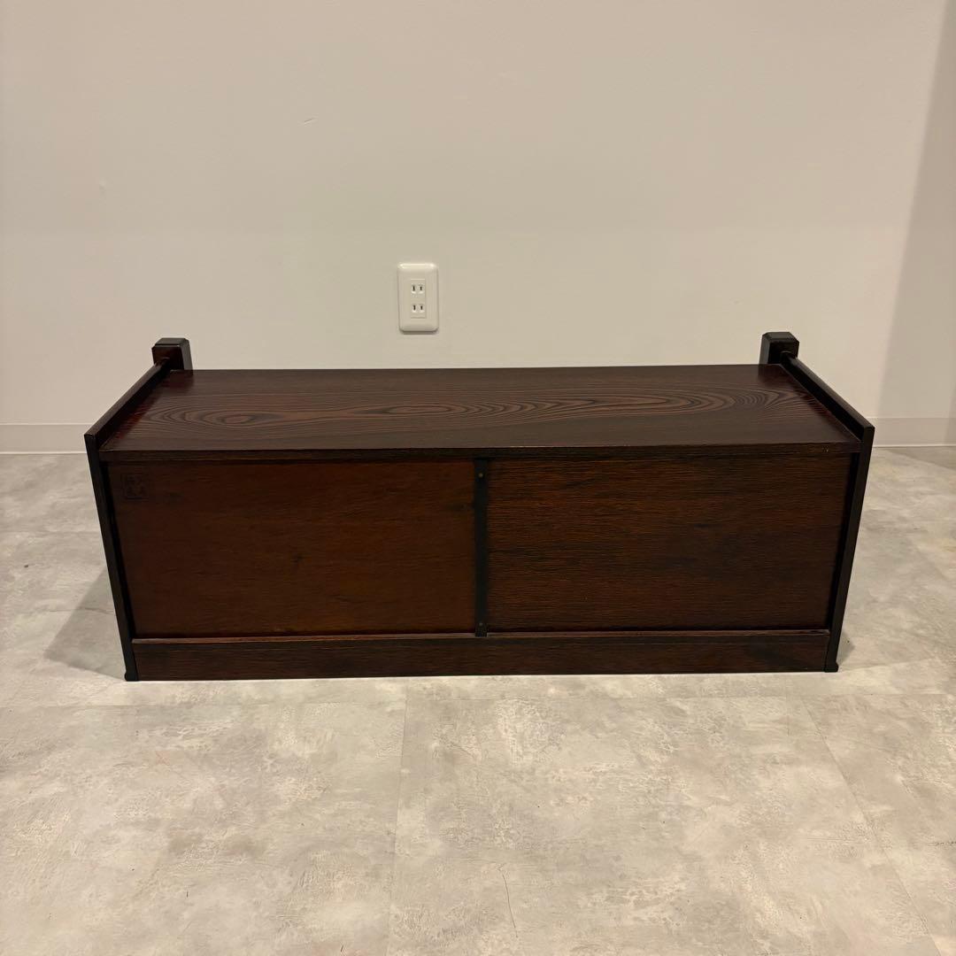 天然木　無垢材　民芸家具　民芸ローボード　置き床　飾り台　飾台