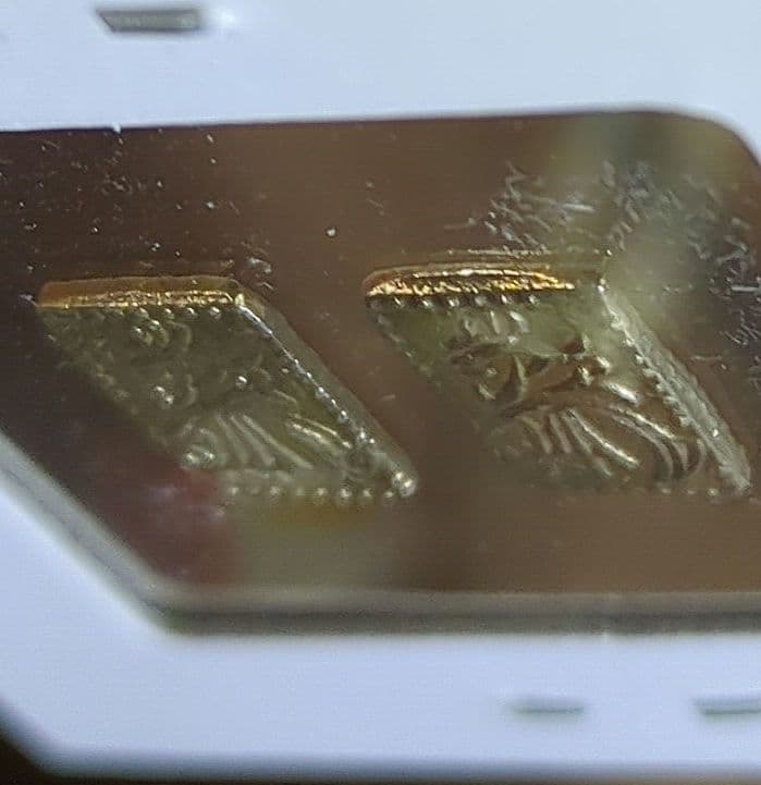 万延二朱金　未~極美品 2枚セット