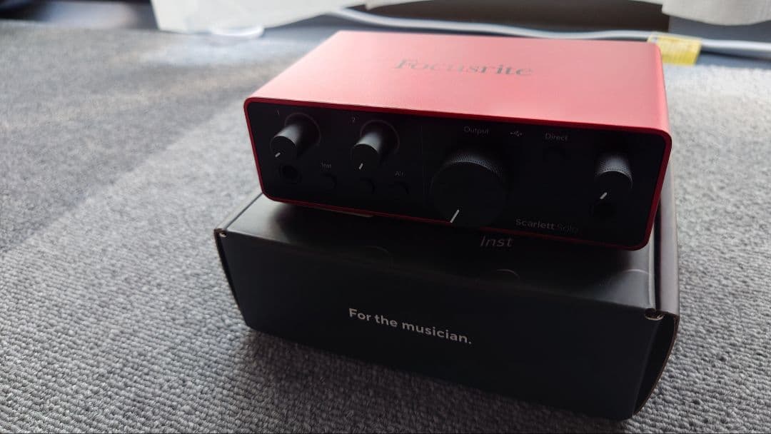 DTM・DAW Focusrite Scarlett Solo gen4