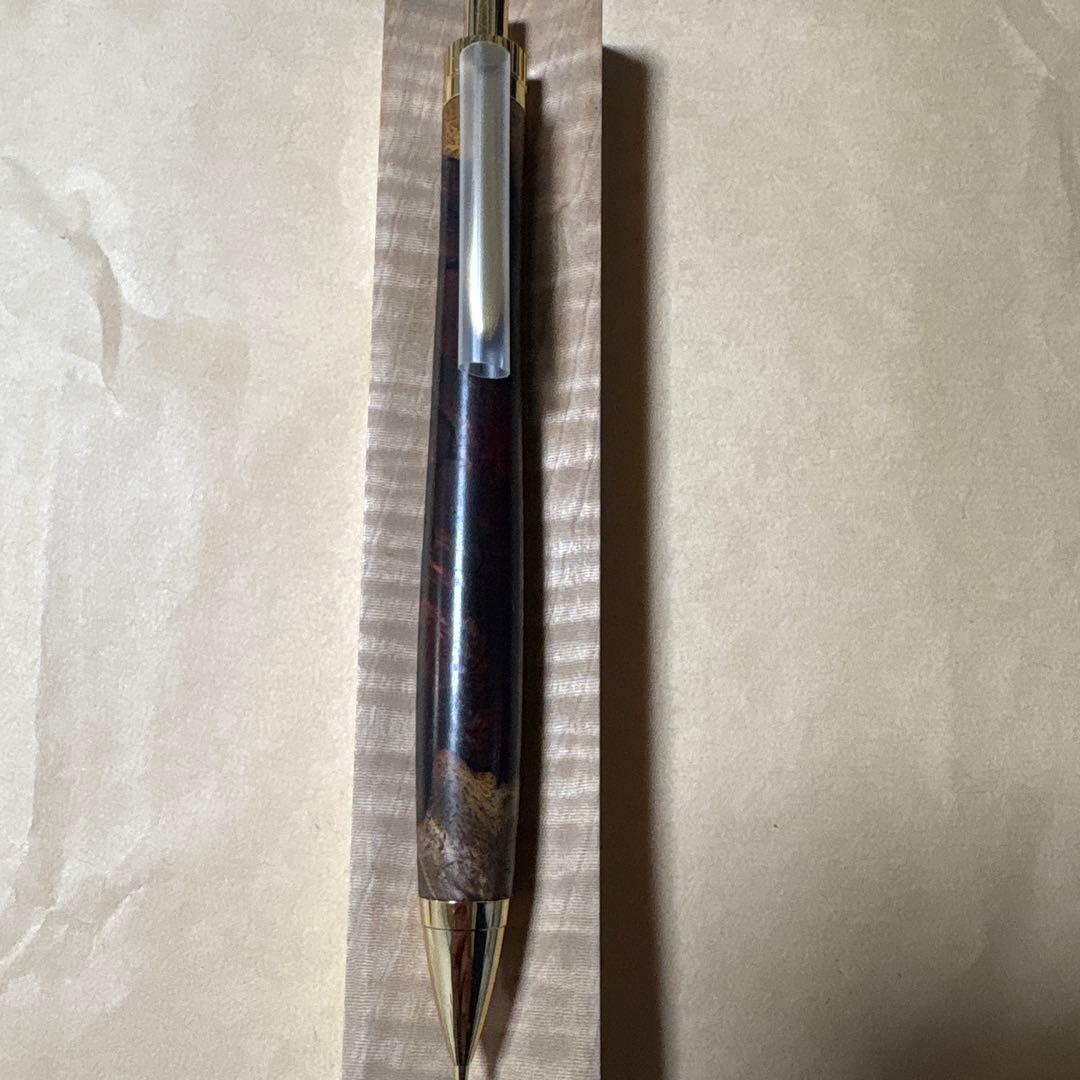 〈新品・未使用〉極上ココボロ瘤杢シャープペンシル