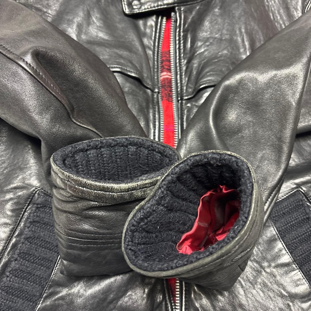 トゥモローランド 裏地チェック ラムレザー ライダース 2着セット 本革 お得