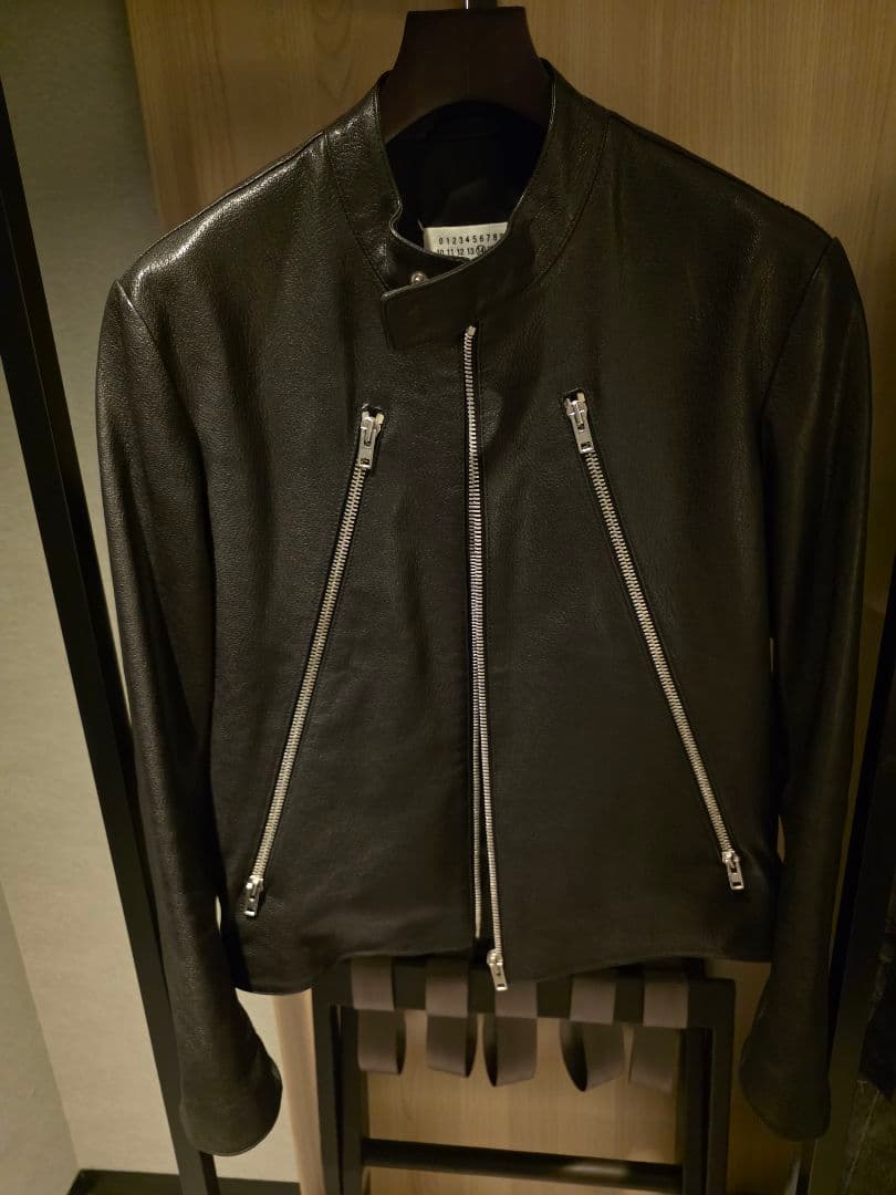 20SS maison margiela ゴートレザー ハの字ライダース
