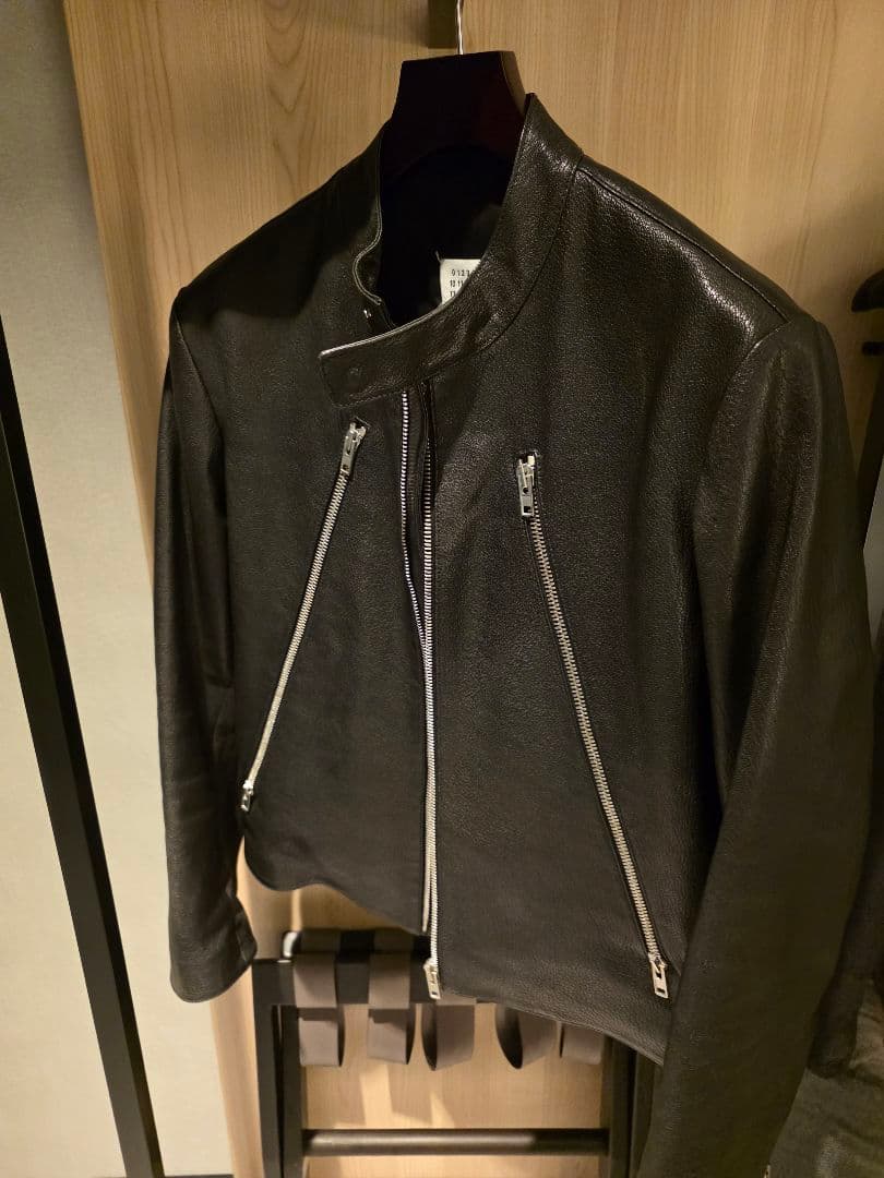 20SS maison margiela ゴートレザー ハの字ライダース