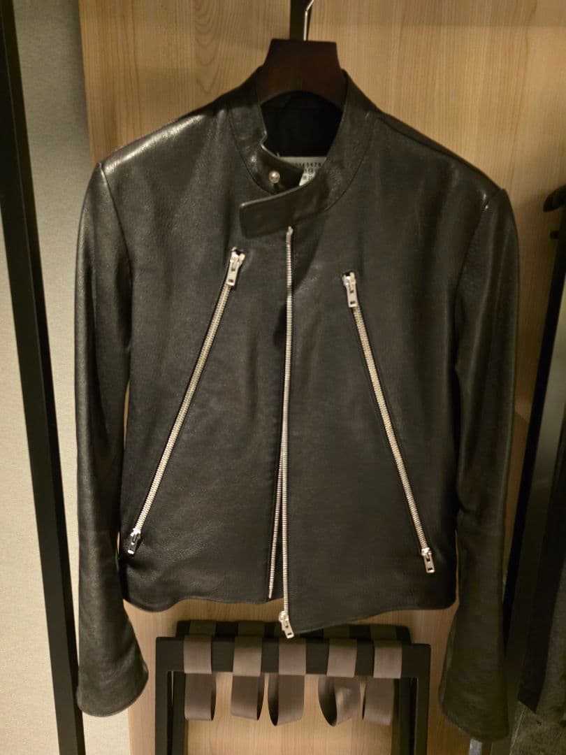 20SS maison margiela ゴートレザー ハの字ライダース