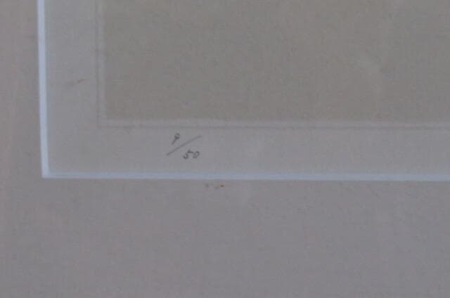 上村　淳之「月明」オリジナルリトグラフ　直筆サイン印章有り真作