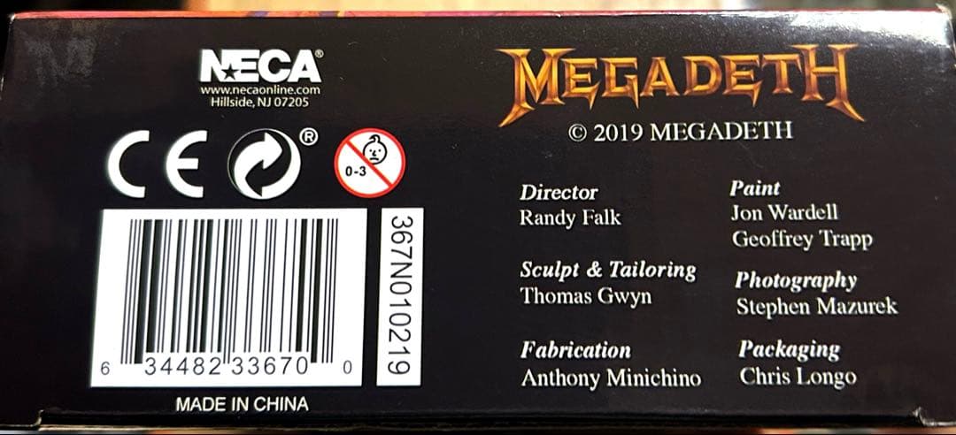 メガデス　MEGADETH 2019 フィギュア　NECA