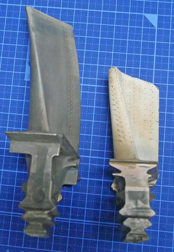 G*3様 747等 CF6-80高圧タービンブレードセット（コーティング付）