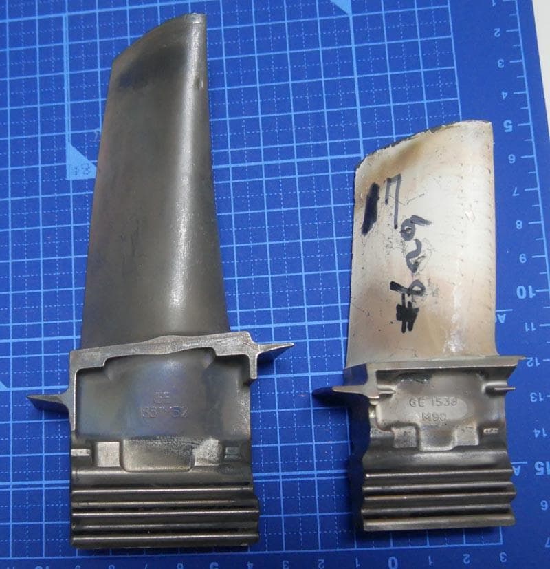 G*3様 747等 CF6-80高圧タービンブレードセット（コーティング付）