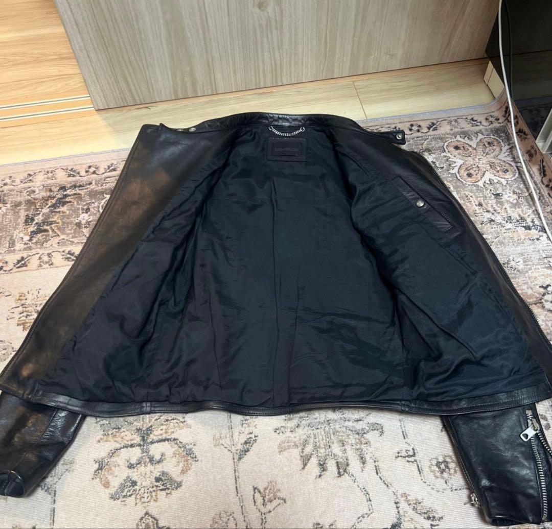 diesel ライダース　double zip