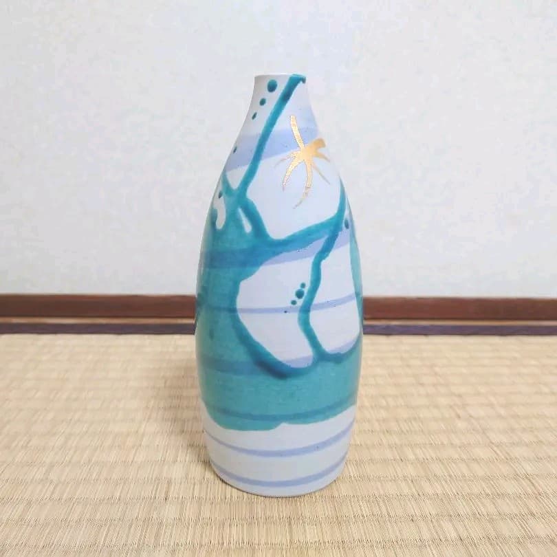 四代徳田八十吉 徳田順子 翔 花瓶 共箱