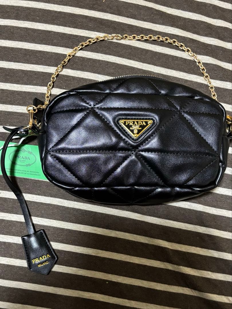 早い者勝ち　PRADA ブラック ショルダーバッグ2WAY ノベルティ　新品
