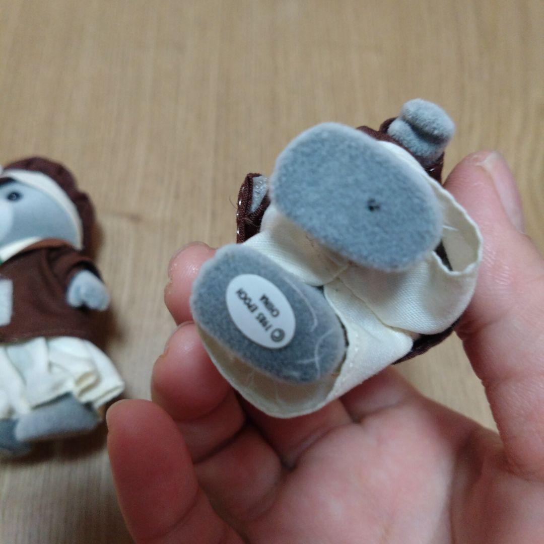 シルバニアファミリー　グレークマのバスの運転手＆車掌さん