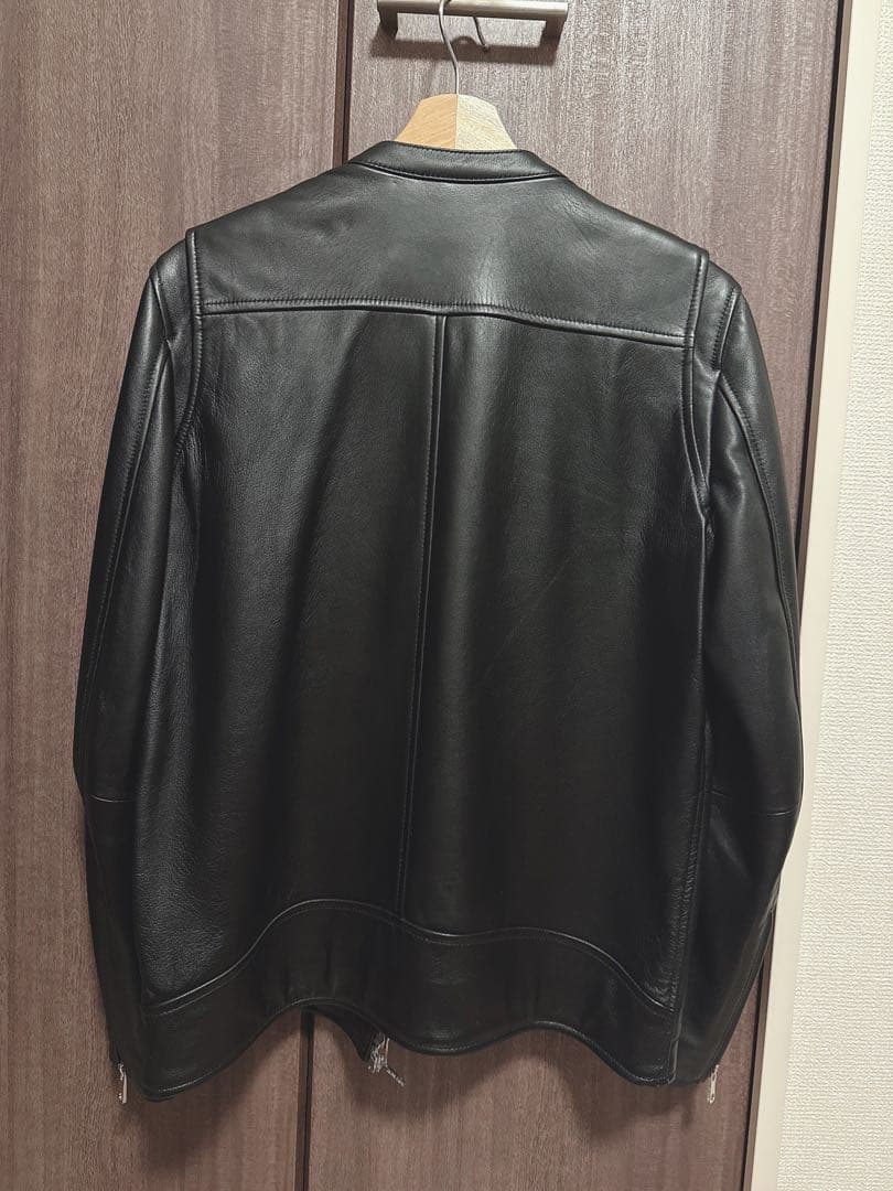 美品 UNITED TOKYO / レザーシングルライダースジャケット/M