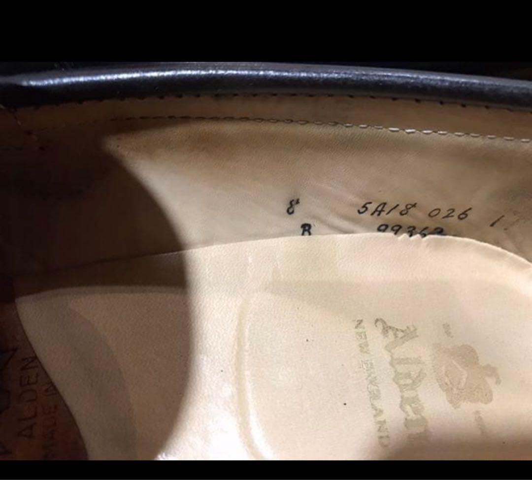 ALDEN コードバン ペニーローファー 99362 黒