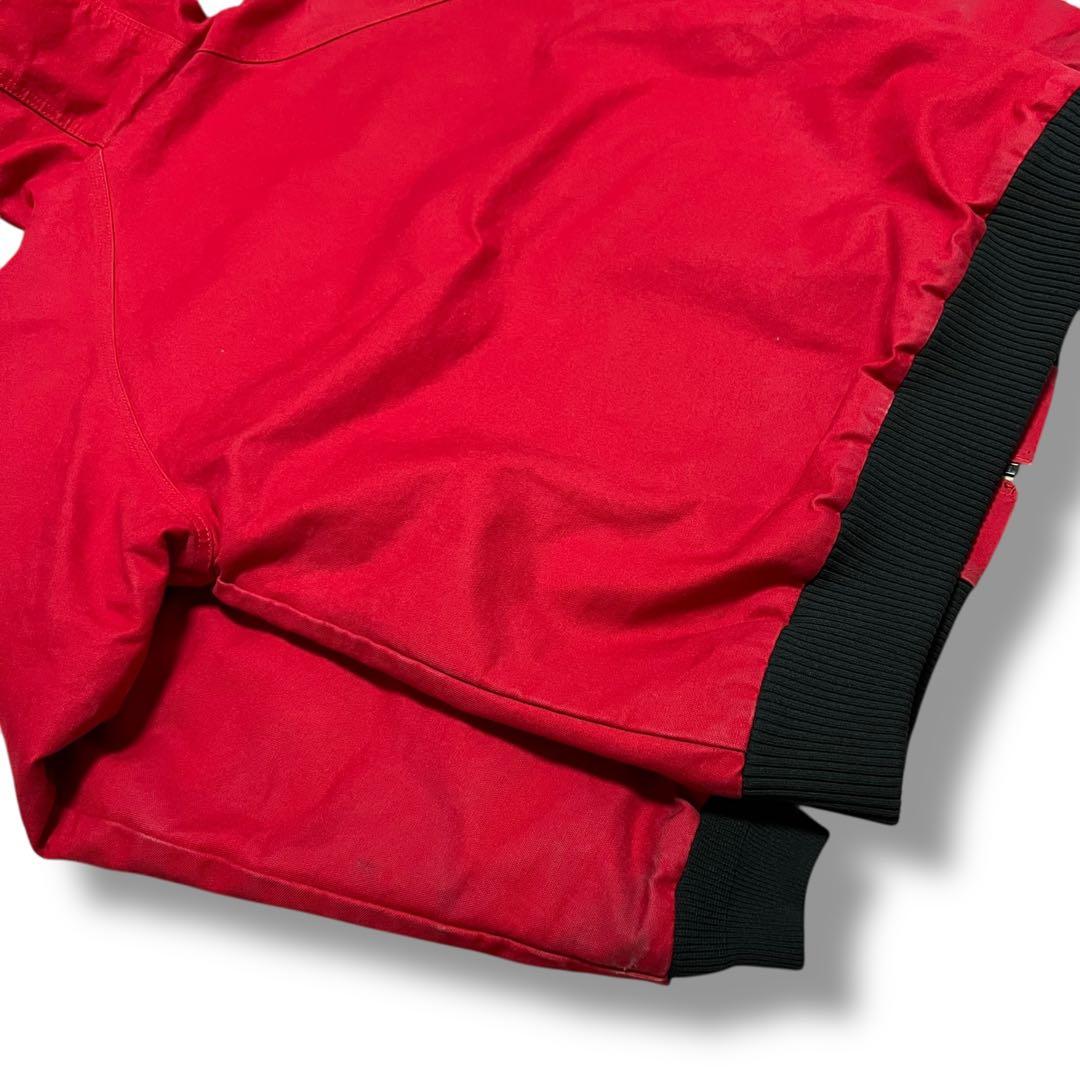 90s カーハート アクティブジャケット 赤 キルティングライナー