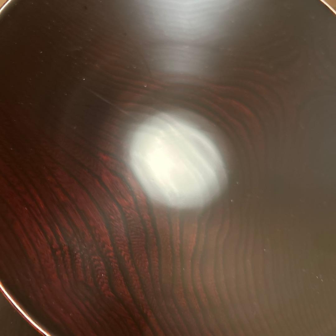 山中漆器　木製　天然木　深皿　越前漆器　丼