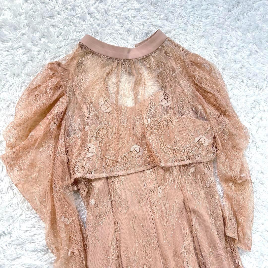 【前後2way】　Dorry Doll　ボレロレイヤーレースドレス　ピンク　S