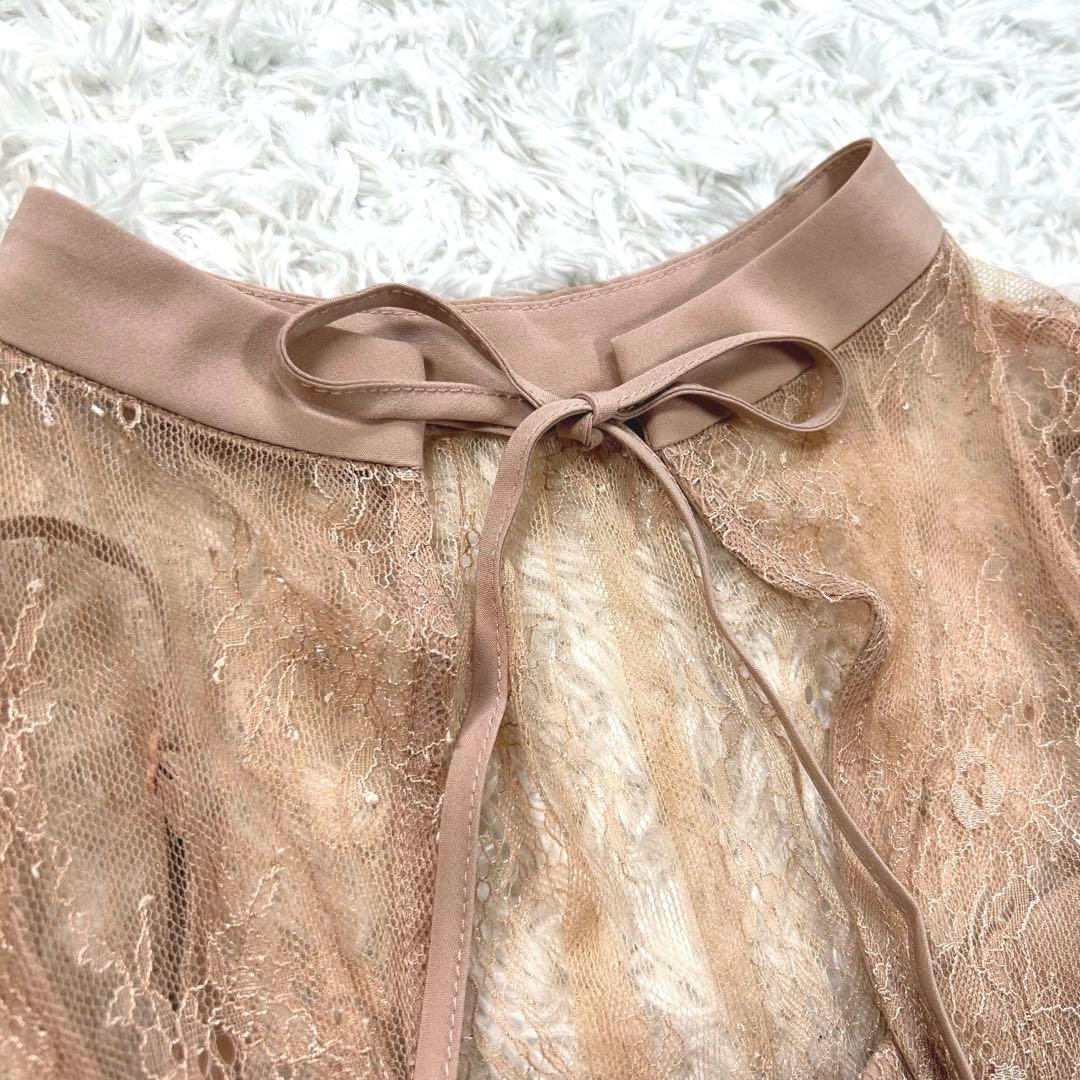 【前後2way】　Dorry Doll　ボレロレイヤーレースドレス　ピンク　S