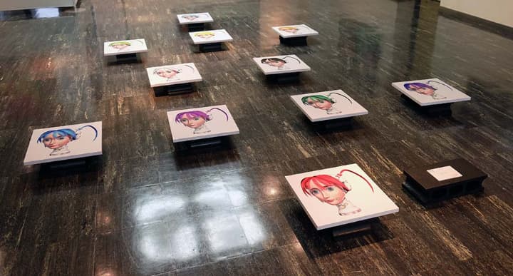 JKworks「4-2-3-1」　アート作品