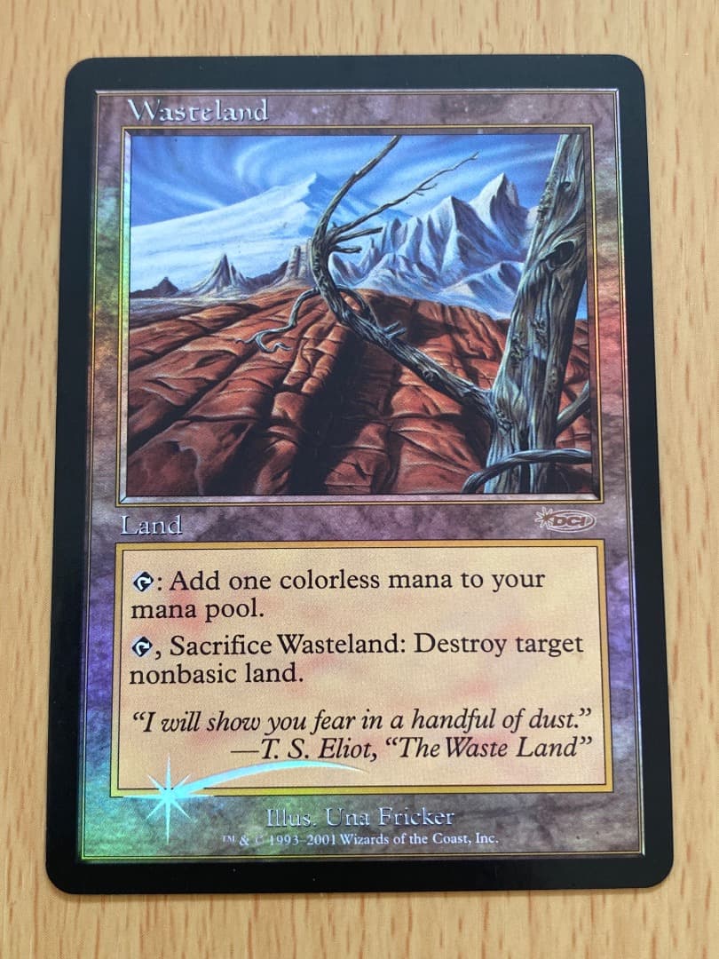 不毛の大地/Wasteland ジャッジ褒賞　FOIL その2