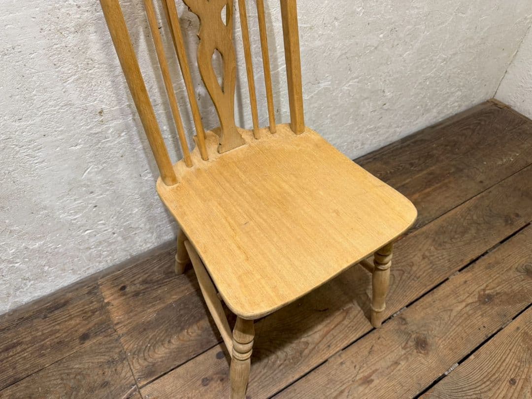 1152 ②英国アンティーク　ホイールバックチェア　椅子　ウインザー　イギリス