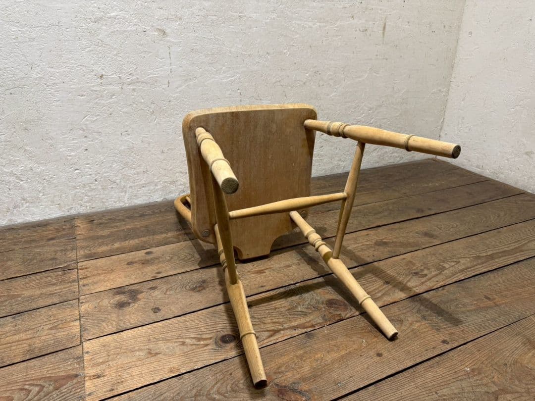 1152 ②英国アンティーク　ホイールバックチェア　椅子　ウインザー　イギリス