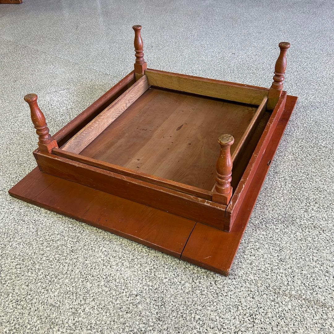 ちゃぶ台 ろくろ脚 折りたたみ テーブル b