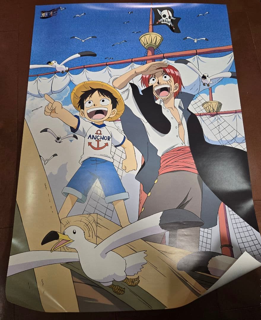 ワンピース ポスター ルフィ シャンクス