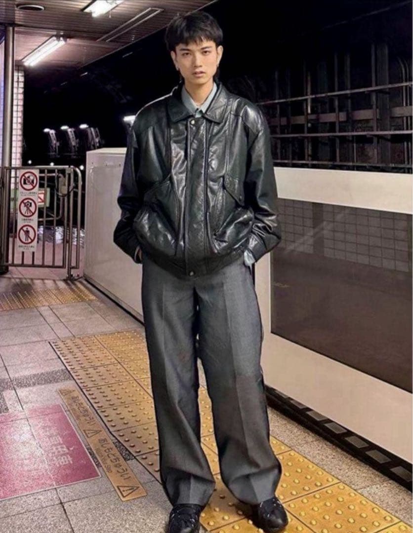 sullen購入 vintage leather jacket 3house