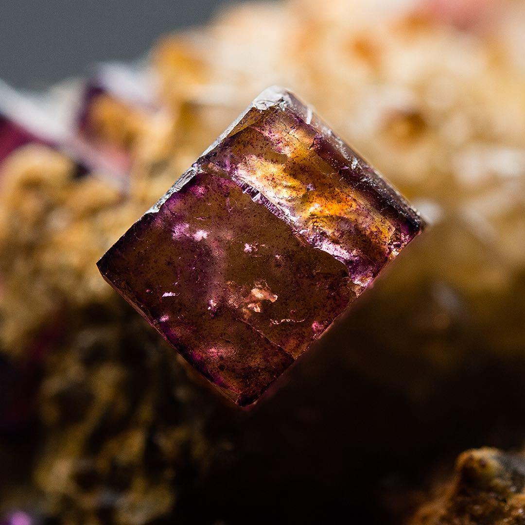 ドイツ フローライト 天然石 原石 鉱物標本 鉱石 蛍石 9863 水晶