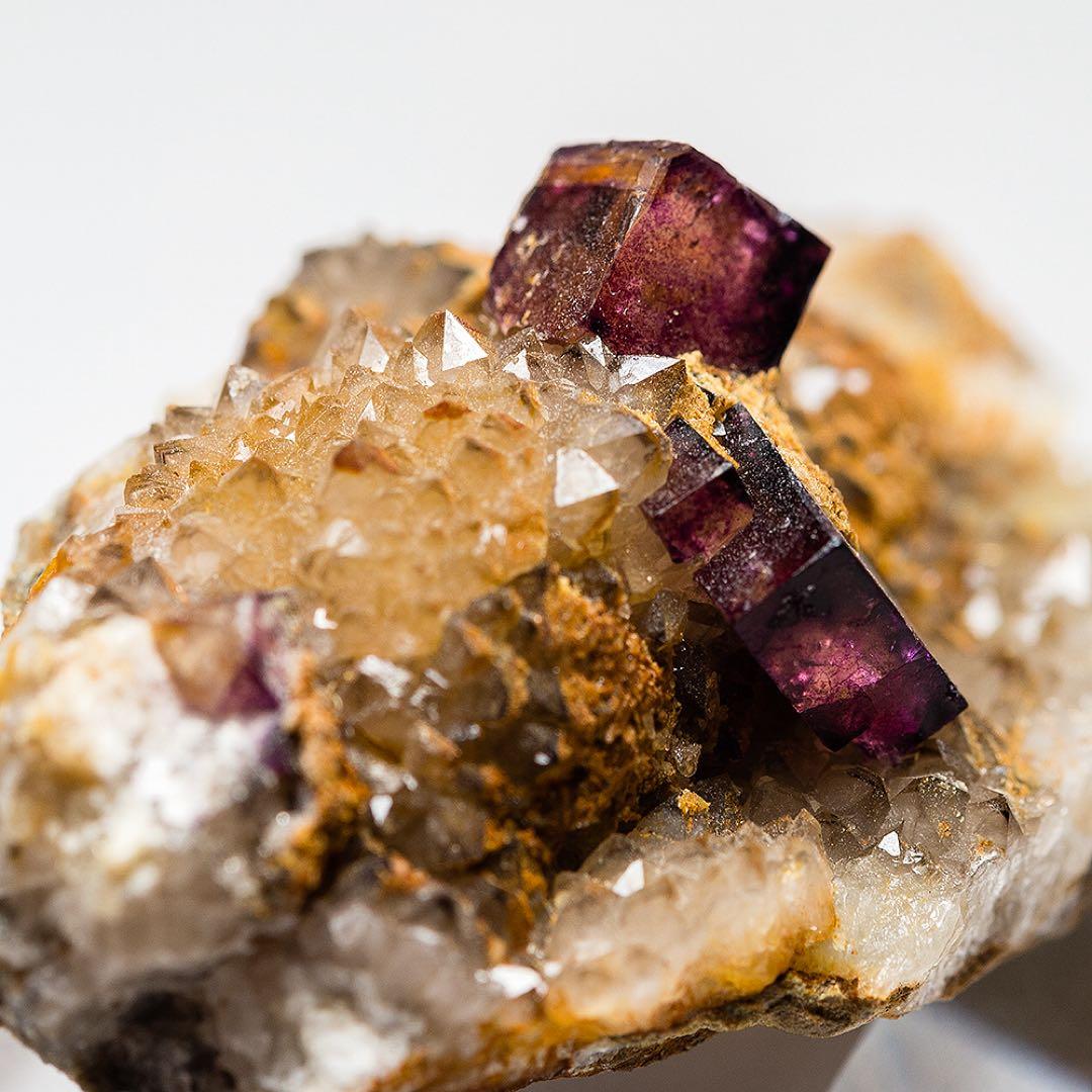 ドイツ フローライト 天然石 原石 鉱物標本 鉱石 蛍石 9863 水晶