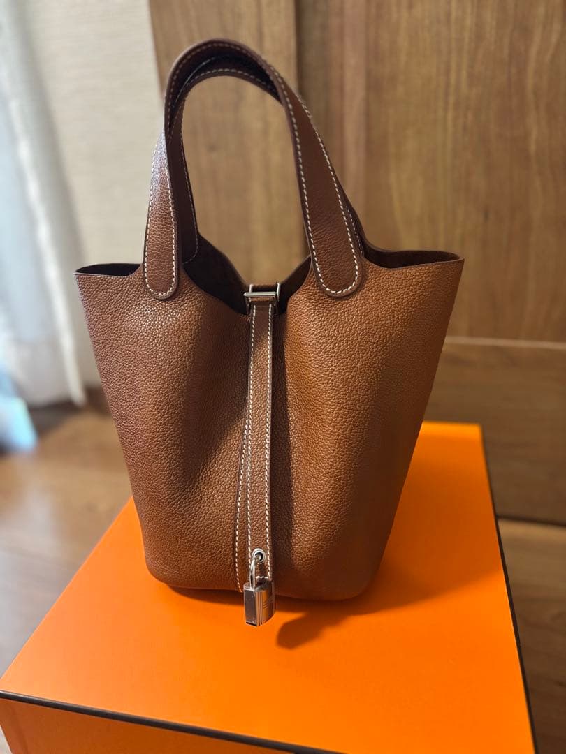 希少！新品未使用HERMESピコタンロックPMバレニアフォーブル おまけ付き