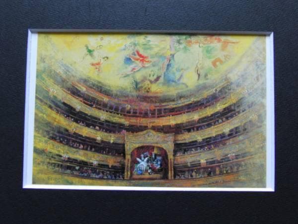 二名ノリコ、夜明けへのオペラ、希少な画集より、新品高級額・額装付