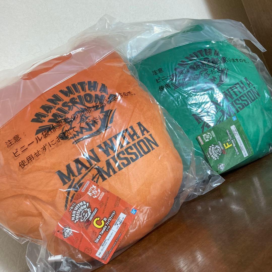 一番くじ　MAN WITH A MISSION フェイスクッション　C賞 F賞