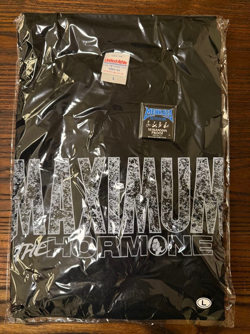 マキシマムザホルモン　メンカタコテリズン　生還者　TシャツLサイズ&PLOOF