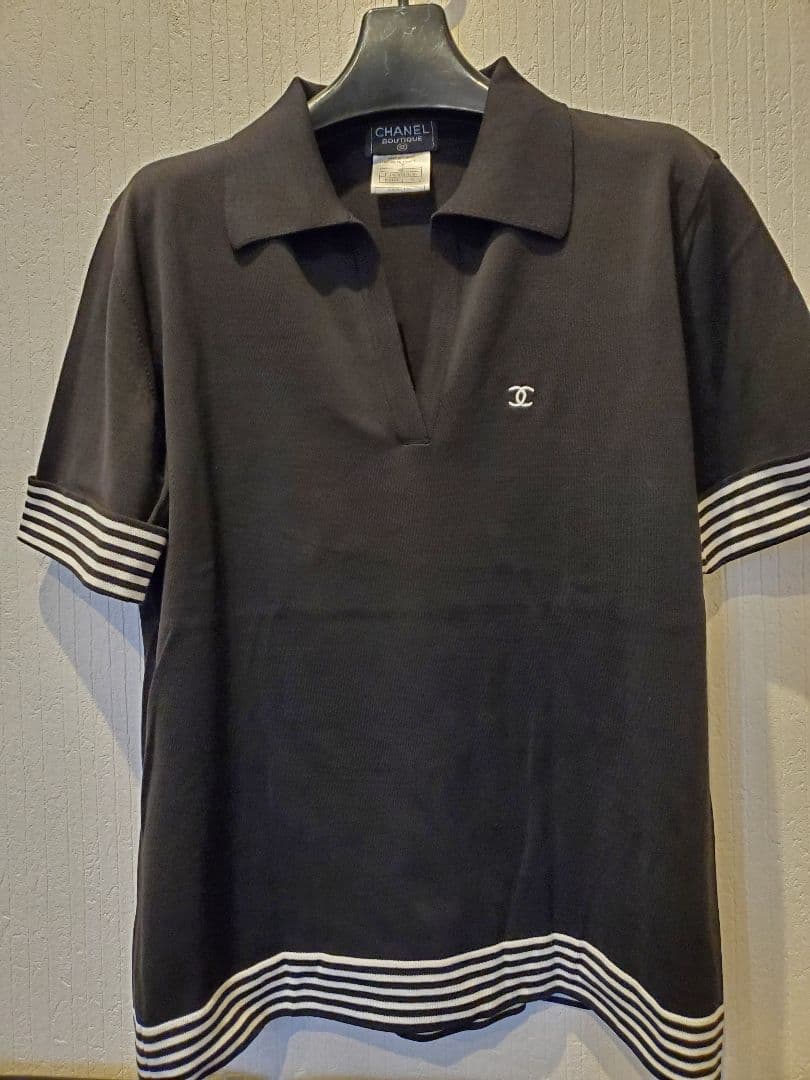 ☆okachan ☆ブラック ポロシャツ 42