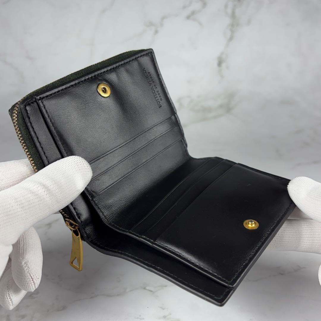 BOTTEGA VENETA ブラック 二つ折り 財布 カセット